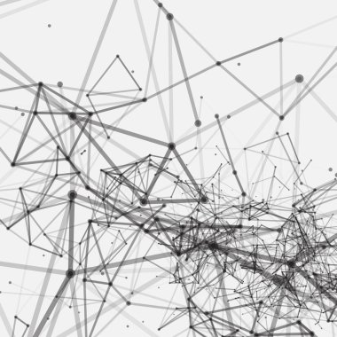 soyut dijital şablonu