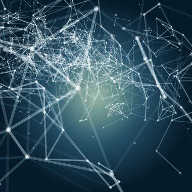 soyut dijital şablonu