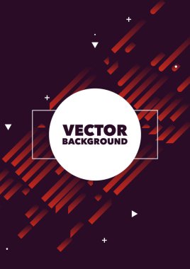 soyut pankart şablonu