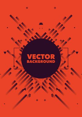 soyut pankart şablonu