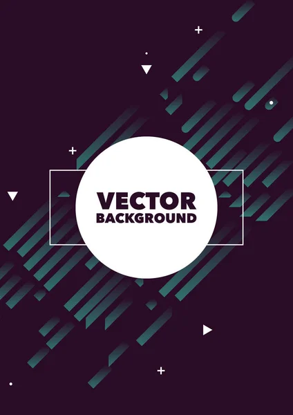 Abstrakt mall för banderoll — Stock vektor