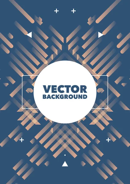 Plantilla de banner abstracto — Vector de stock