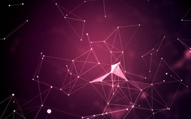  Çokgen alanı mor arka plan 