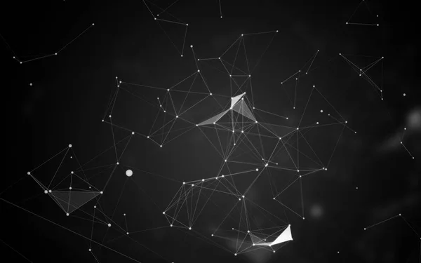 Багатокутний простір Сірий фон — стокове фото