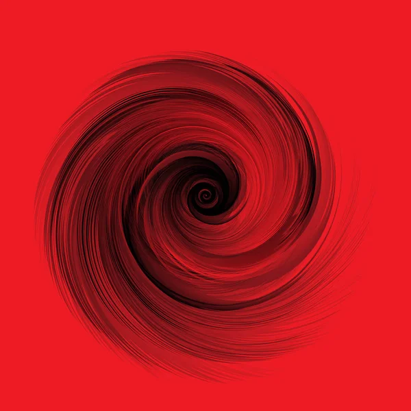 Quadro espiral de penas vermelhas abstratas —  Vetores de Stock