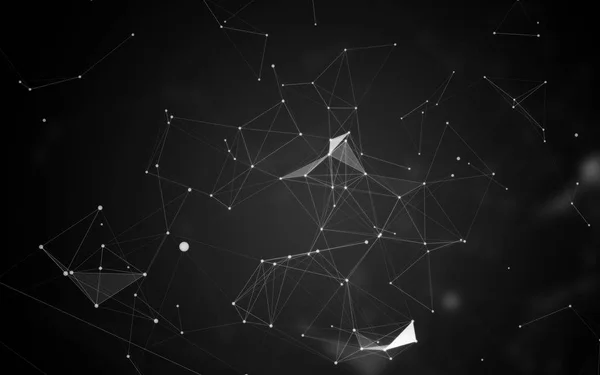 Polygonal Space Gray Background