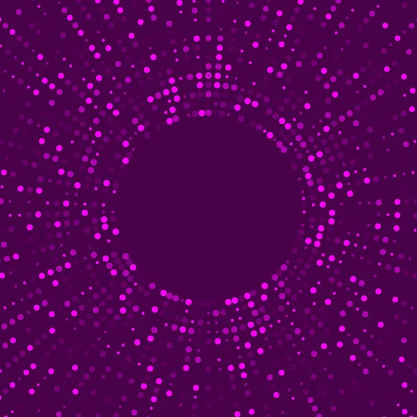 Фиолетовый полутоновый векторный фон для шаблона флаера. Иллюстрация абстрактных точек — стоковый вектор