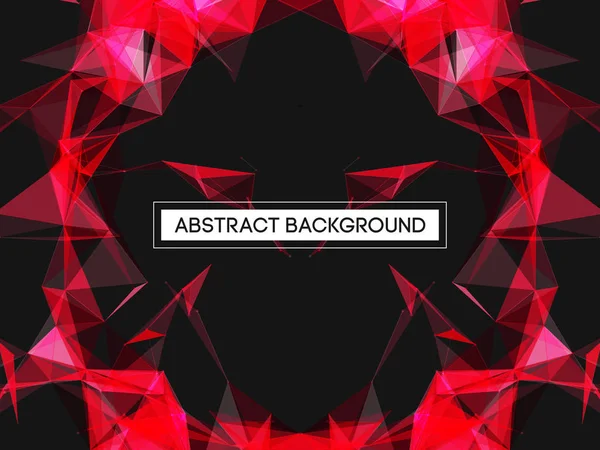 Abstract mesh background with circles, lines and shapes | EPS10 Futuristic Design — Stock Vector