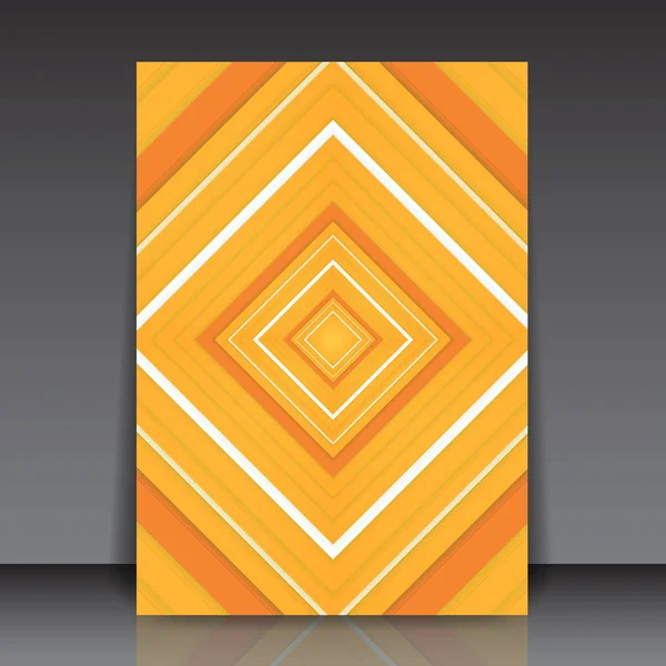 抽象彩色几何正方形可编辑夏季传单模板矢量背景 — 图库矢量图片