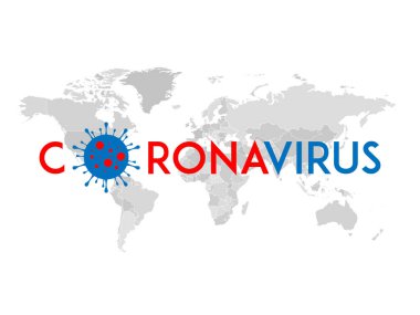 Corona Virüsü 2020 Manşeti. Covid-19 virüs hastalığı afişi, virüs enfeksiyonlarını önleme yöntemleri, bilgi toplama. Infographic, Logo, nasıl engelleneceğinin sembolü. Vektör İllüstrasyonu