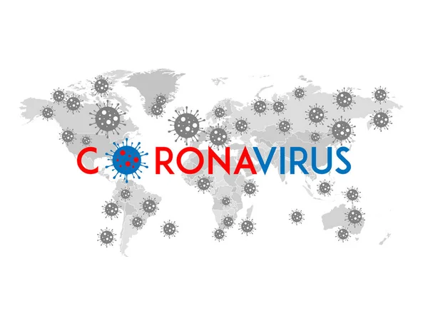 Titular Del Virus Corona 2020 Banner Para Enfermedad Del Virus — Vector de stock
