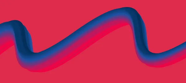 アブストラクト3Dカラフルな曲線ベクトルプレゼンテーションの背景 — ストックベクタ