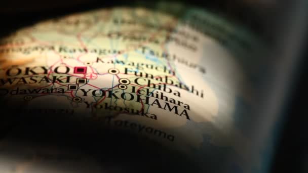 Mapa do Atlas Mundial — Vídeo de Stock