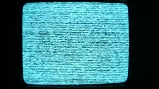 古典的なテレビのノイズ — ストック動画