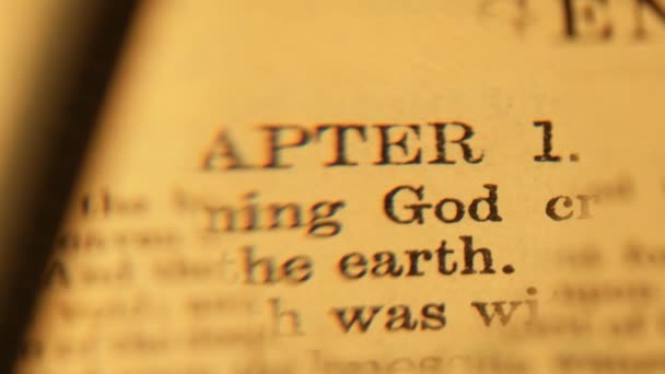 Παλιά Αγία Γραφή — Αρχείο Βίντεο
