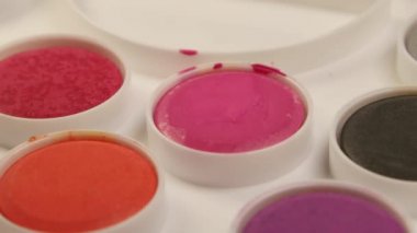 Set ile taze boya Akrilik boyalar