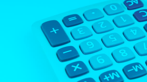 Klasické digitální kalkulačka — Stock video