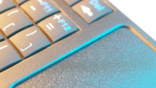 Mini teclado do PC — Vídeo de Stock