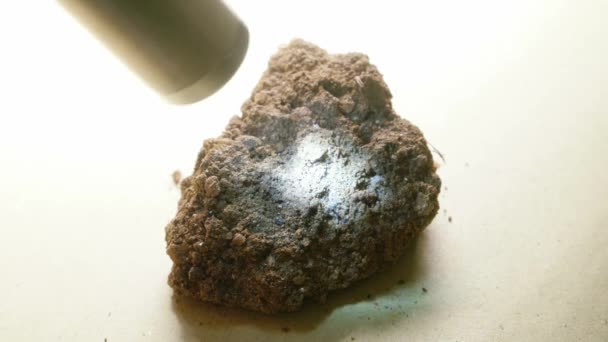 Toprak Mineral analizi — Stok video