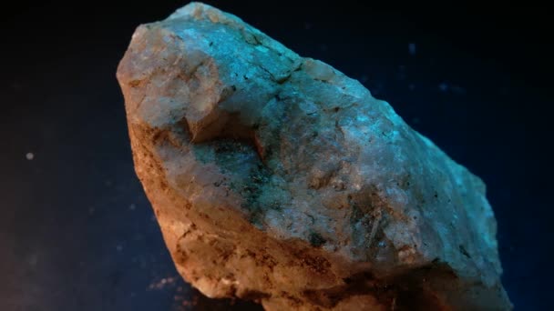 Minerály a horniny — Stock video