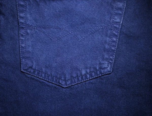 Närbild Denim Tyg Detalj — Stockfoto