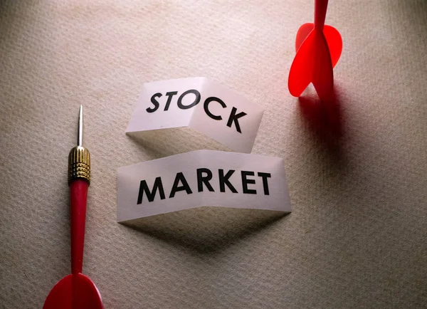 Close Stock Exchange Tag Label — Stock Photo, Image