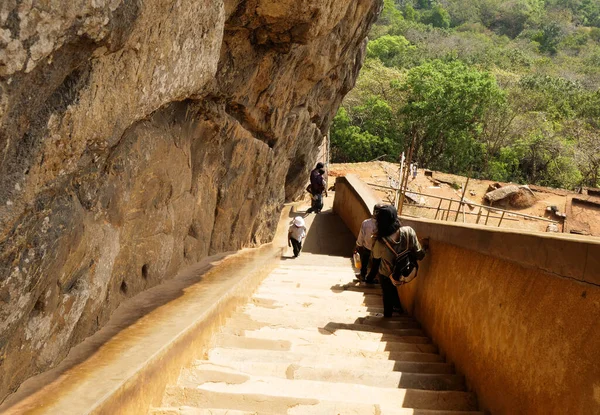 Sigiriya Rock Una Antigua Fortaleza Sri Lanka Sigiriya Patrimonio Humanidad — Foto de Stock