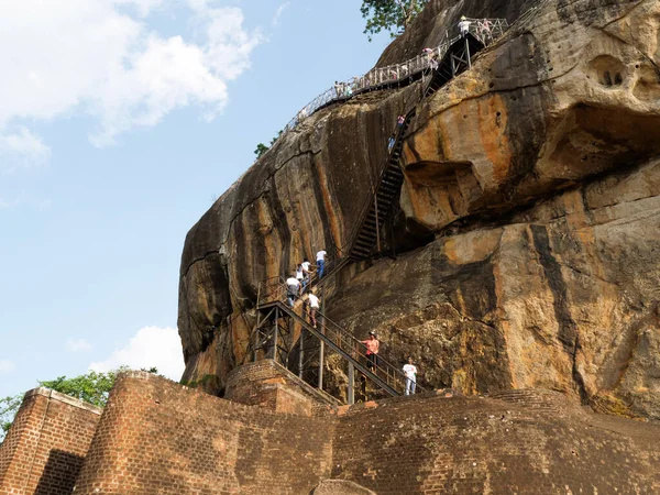 Sigiriya Rock Una Antigua Fortaleza Sri Lanka Sigiriya Patrimonio Humanidad — Foto de Stock