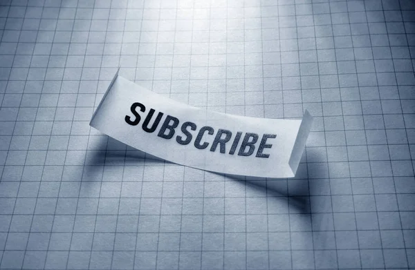 Close Subscribe Label — Stock Photo, Image