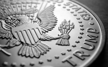 Ayrıntılı Macro madeni parayı kapat