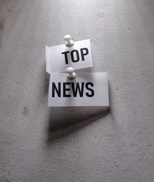 Close News Label Paper — Stock Photo, Image