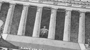 ABD Doları 'nın yakın çekim görüntüleri.