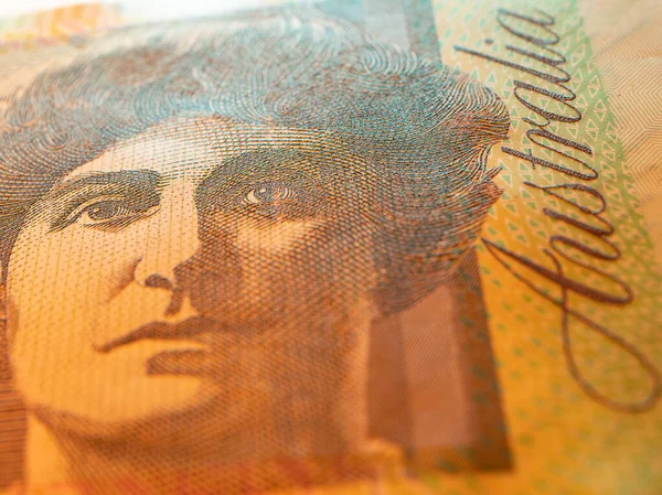Ausztrál Dollár Készpénz Zárása — Stock Fotó