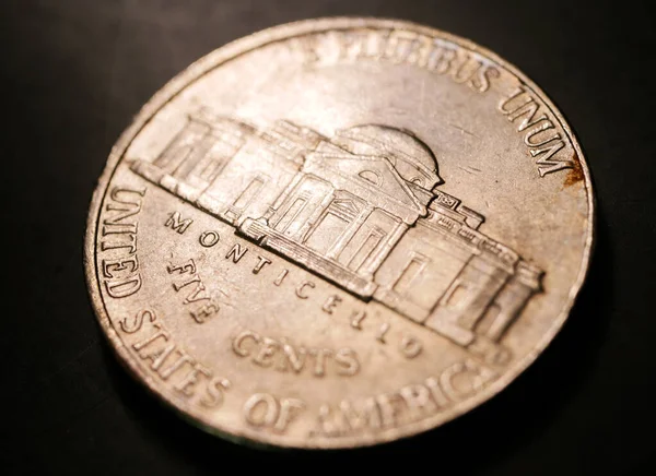 Közelkép Old Coin — Stock Fotó