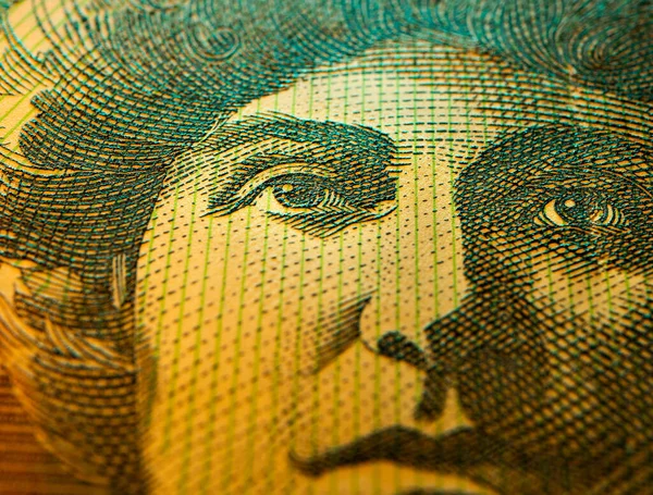Ausztrál Dollár Készpénz Zárása Stock Kép