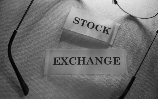 Close Stock Exchange Tag — Stock Photo, Image