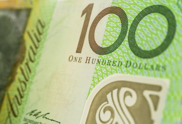 Schließung Der Australischen Dollarwährung Cash — Stockfoto