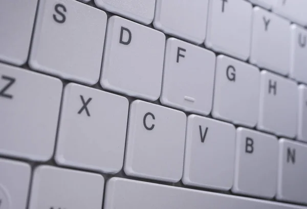 Close Keyboard Modern Laptop — Stock Photo, Image