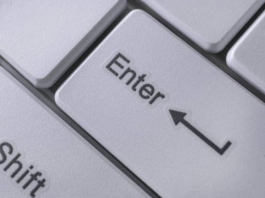 Modern bir bilgisayarın klavyesini kapat