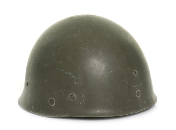 Военный шлем в студии — стоковое фото