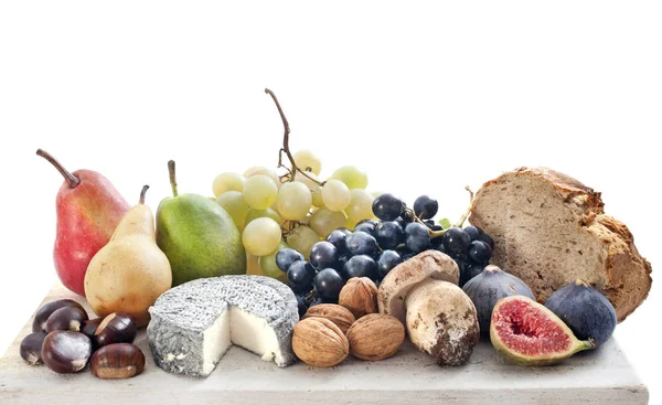 Frutas y quesos —  Fotos de Stock
