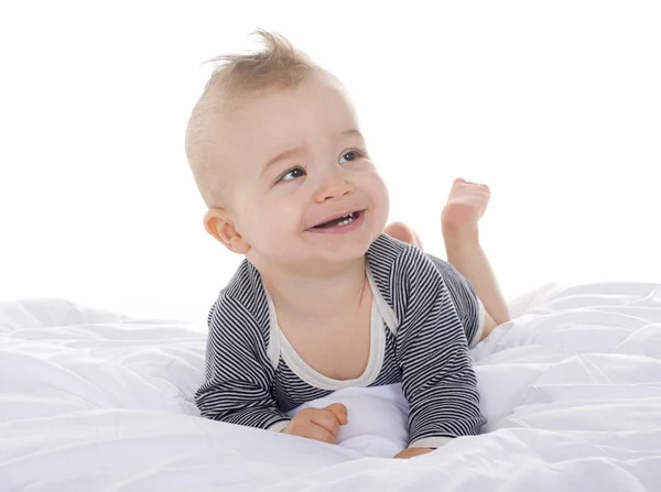 Baby in studio — Stockfoto