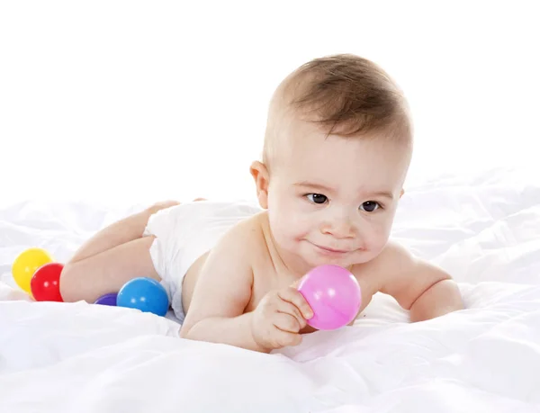 Baby in studio — Stock Photo, Image