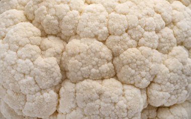 Beyaz arka planda taze karnabahar