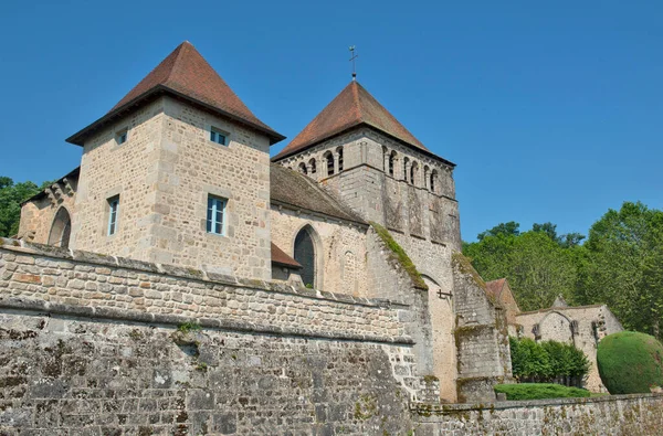 Church Moutier Ahun Creuse Limousin France — Stock Photo, Image