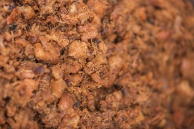 rustik derin kızarmış gevrek domuz rind yakın çekim