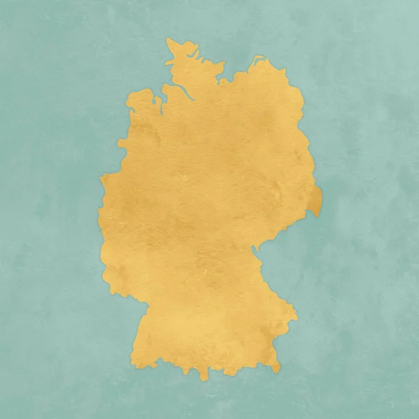 Textured map of Germany