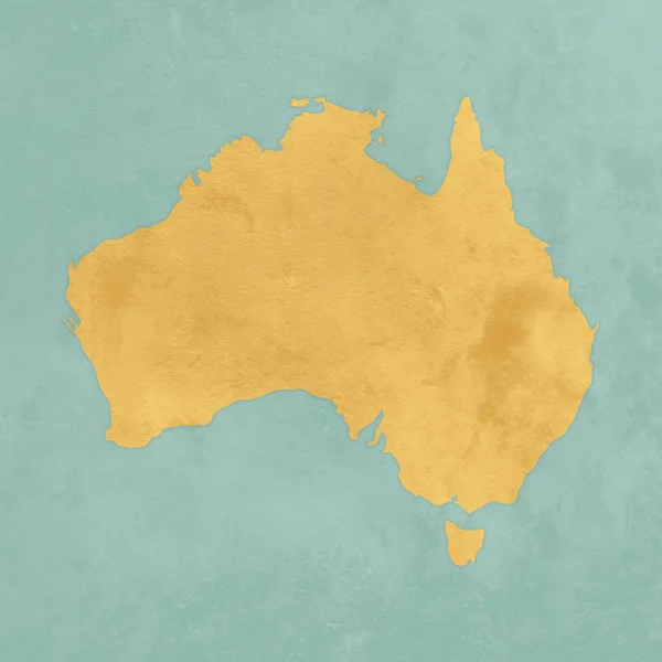 Textured map of Australia