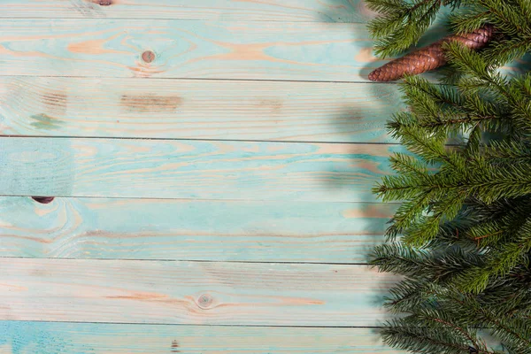 Ladin dallı Noel arkaplanı — Stok fotoğraf