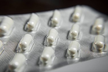 İlaç ilaç ve tıp hapları paketlerine